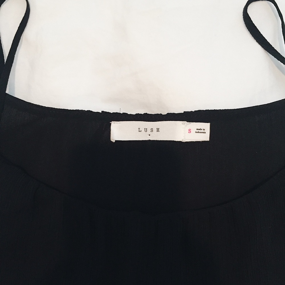 Lush Cold Shoulder Crop Top - Picture 4 of 5